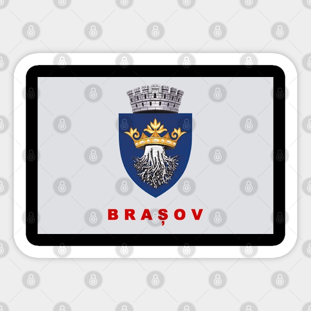 Brasov Flag Sticker by NeedThreads